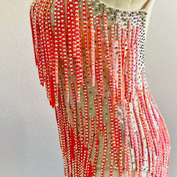 Professional Latin Competition Dress (rumba, cha cha, swing, mambo, salsa) - Picture 6 of 7